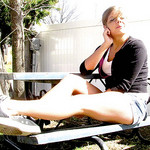 Sun Bathing.