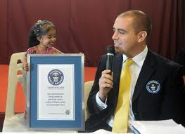 Jyoti with her Recognition.